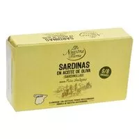 Mängden socker i Sardinillas rías gallegas en aceite de oliva