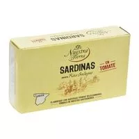 Mängden socker i Sardinas de las rías gallegas en tomate