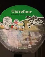 Mängden socker i Pasta y rúcula