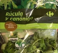 Mängden socker i Rúcula y canónigo