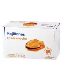Mängden socker i Mejillónes escabeche pequeños ol-120