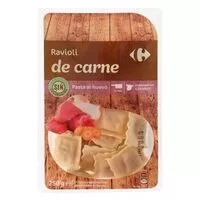 Mängden socker i Ravioli carne con verduras