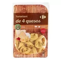 Mängden socker i Tortelloni de queso
