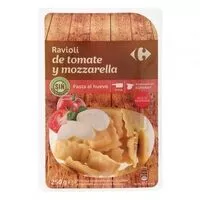 Mängden socker i Ravioli de tomate y mozzarella
