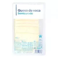 Mängden socker i Queso semicurado en lonchas