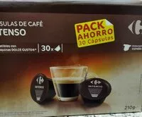 Mängden socker i Cápsulas de café intenso