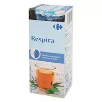 Mängden socker i Infusión respira