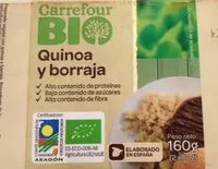 Mängden socker i Preparado vegetal quinoa y borraja