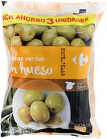 Mängden socker i Aceituna manzanilla con hueso