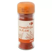Mängden socker i Pimentón dulce