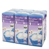 Mängden socker i Leche sin lactosa semidesnatada minibrik