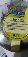 Mängden socker i Queso cabra servilleta curado