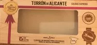 Mängden socker i Turron de Alicante