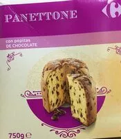 Mängden socker i Panettone con pepitas de chocolate