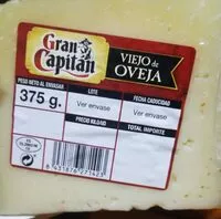 Mängden socker i Queso gran capitán oveja
