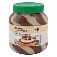 Mängden socker i Crema untar 2 sabores 4% avellana sin aceite palma