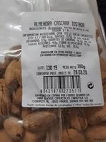 Mängden socker i Almendra cascara tostada