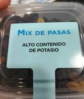 Mängden socker i Mix de pasas