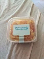 Mängden socker i Papaya cubos deshidratada