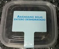 Mängden socker i Arádano rojo entero deshidratado
