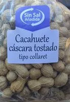 Mängden socker i Cacahuete cascara tostado tipo collaret