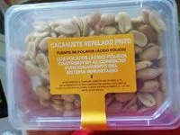 Mängden socker i Cacahuete repelado frito