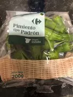 Mängden socker i Pimiento tipo Padrón