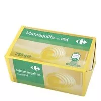 Mängden socker i Mantequilla pastilla con sal