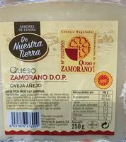 Mängden socker i Queso zamorano