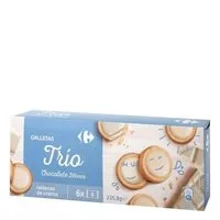 Mängden socker i Galletas trios chocolate blanco