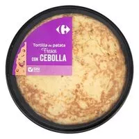 Mängden socker i Tortilla cebolla