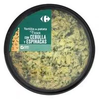 Mängden socker i Tortilla espinacas