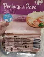 Mängden socker i pechuga de pavo cocida