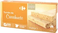 Mängden socker i Turrón blando cacahuete