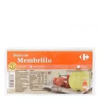 Mängden socker i Dulce de membrillo