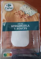 Mängden socker i Soles de gorgonzola y nueces