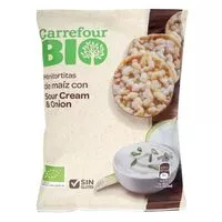 Mängden socker i Mini tortitas de maiz con nata agria & cebolla