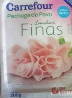 Mängden socker i Pechuga De Pavo Cocida