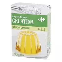 Mängden socker i Preparado postre gelatina limón