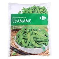 Mängden socker i Edamame vainas de soja