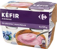 Mängden socker i Kéfir Arándanos