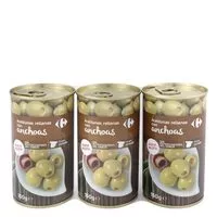 Mängden socker i Aceituna manzanilla anchoa s/pote