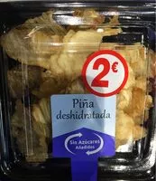 Mängden socker i Piña deshidratada