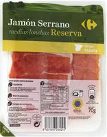 Mängden socker i Jamon Serrano Reserva Medias Lonchas