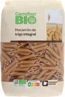 Mängden socker i Macarrón de trigo integral