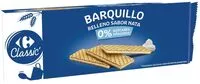 Mängden socker i Barquillo sabor nata 0% azúcares añadidos