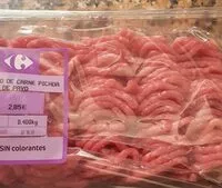 Mängden socker i Preparado de carne picada de pavo