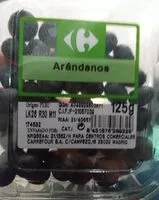 Mängden socker i Arándanos