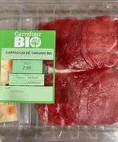 Mängden socker i Carpaccio de bacuno bio