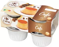 Mängden socker i Flan de café